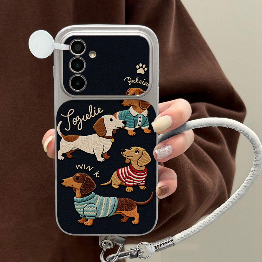 Cute Anime Case - Custodia per telefono in pelle Lychee