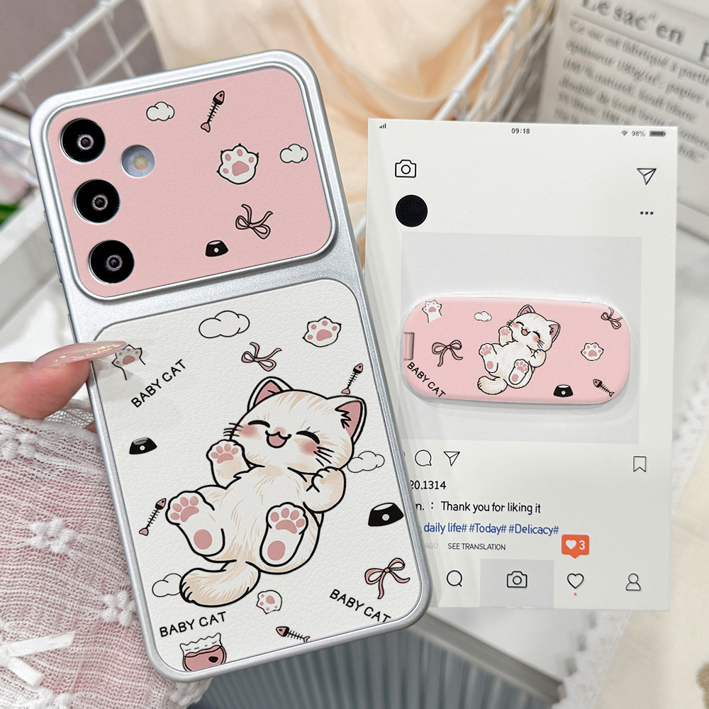 Cute Anime Case - Custodia Protettiva per Telefono con Gatto