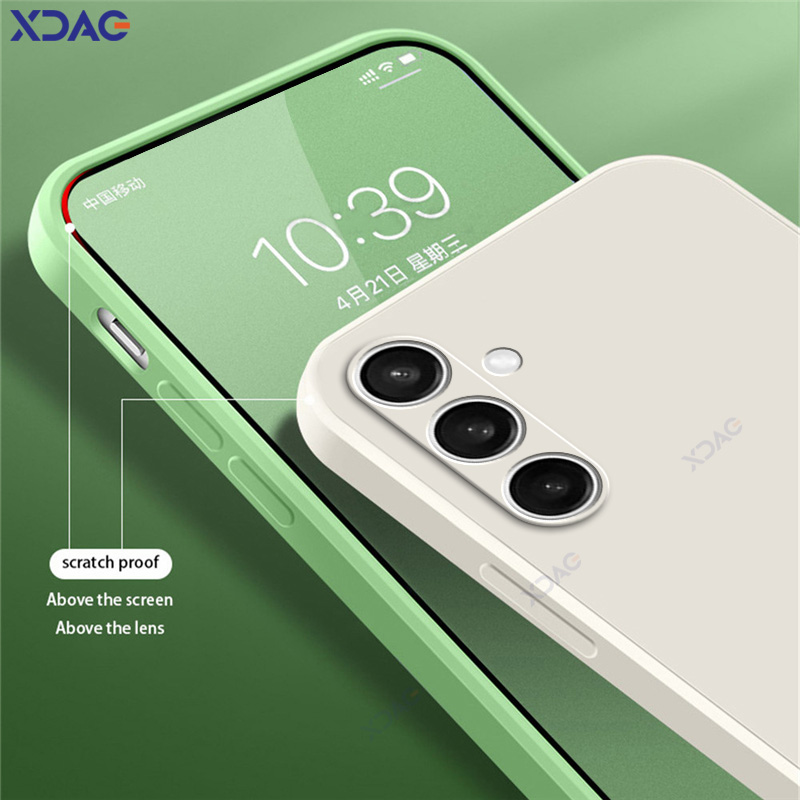 Silicone Liquid Case - Custodia protettiva completa per telefono a