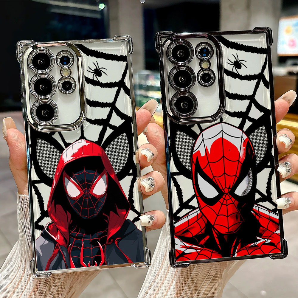 Phone Cases For Samsung - Custodia Spiderman Miles Morales Heroes per