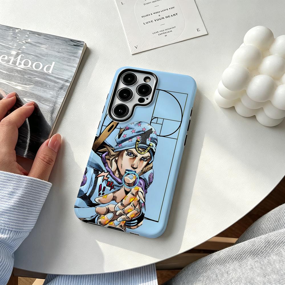 Phone Cases For Samsung - Cover per telefono Anime J-JOJO Steel
