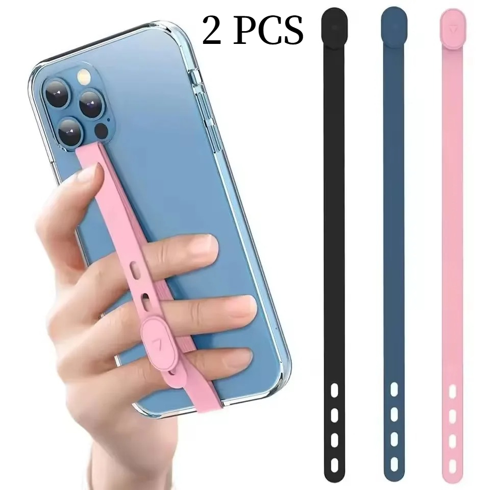 Phone Cases Rubber - 2 Pezzi Cinturino Portatile in Silicone