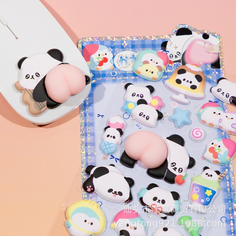 Simpatico panda 3D cartone ani - Phone Cases Rubber recensione e prezzo